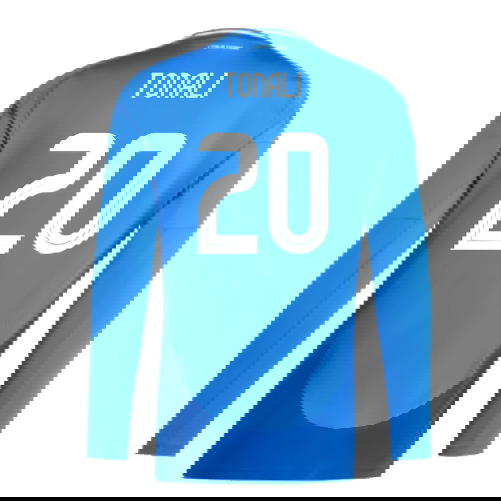2024-2025 Italy Long Sleeve Home Shirt (TONALI 20)