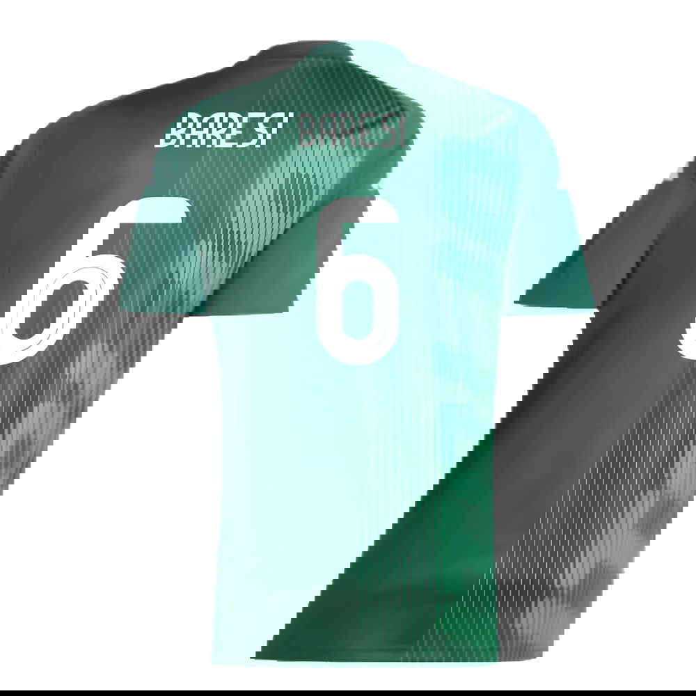 2024-2025 Italy Pre-Match Shirt (Green) (BARESI 6)