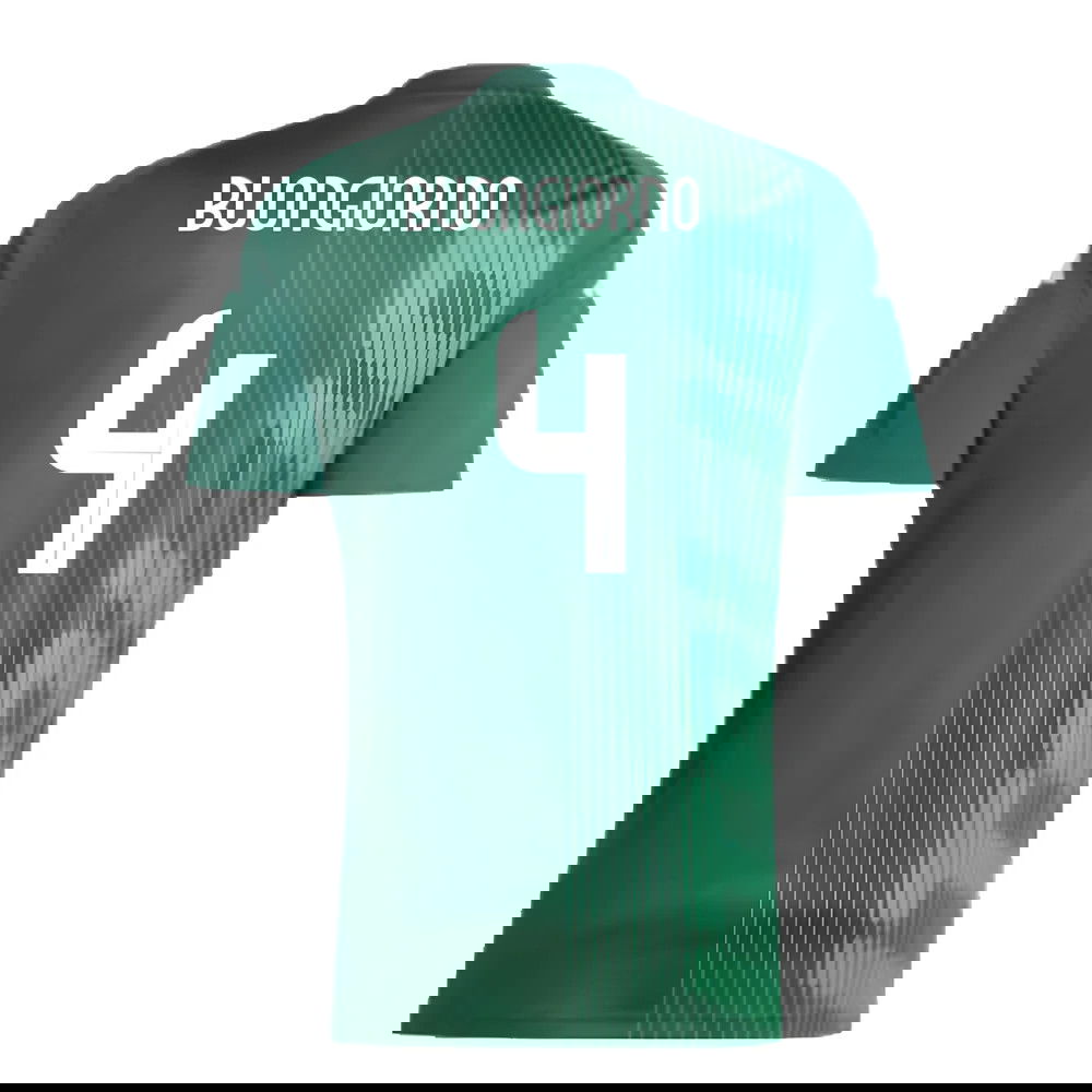 2024-2025 Italy Pre-Match Shirt (Green) (BUONGIORNO 4)