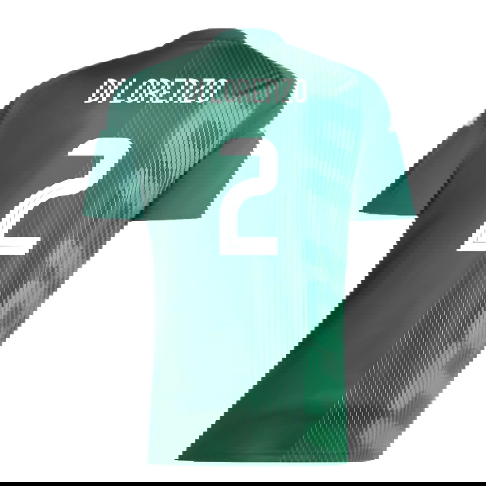 2024-2025 Italy Pre-Match Shirt (Green) (DI LORENZO 2)