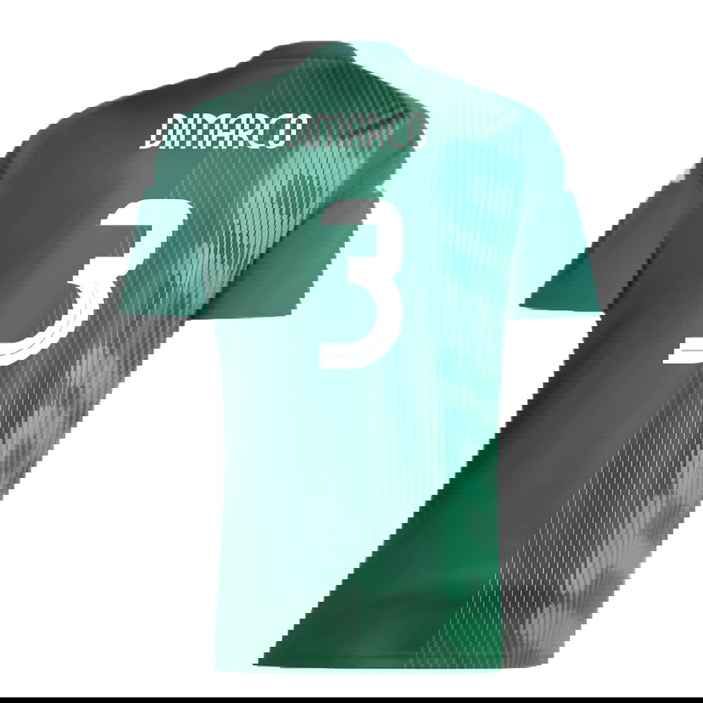 2024-2025 Italy Pre-Match Shirt (Green) (DIMARCO 3)