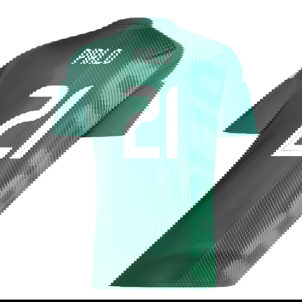 2024-2025 Italy Pre-Match Shirt (Green) (PIRLO 21)