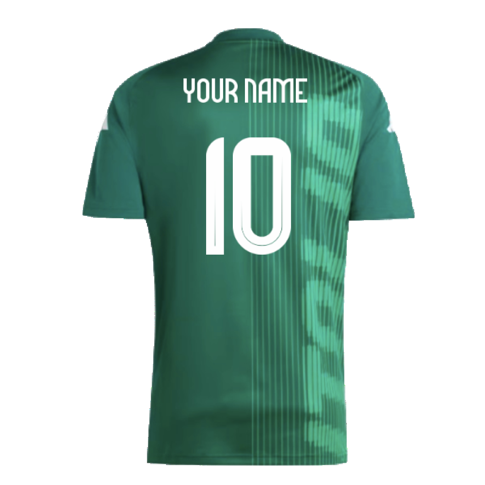 2024-2025 Italy Pre-Match Shirt (Green) (Your Name)
