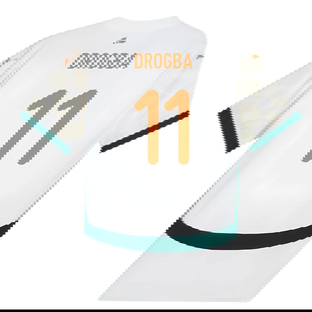 2024-2025 Ivory Coast Away Shirt (Drogba 11)