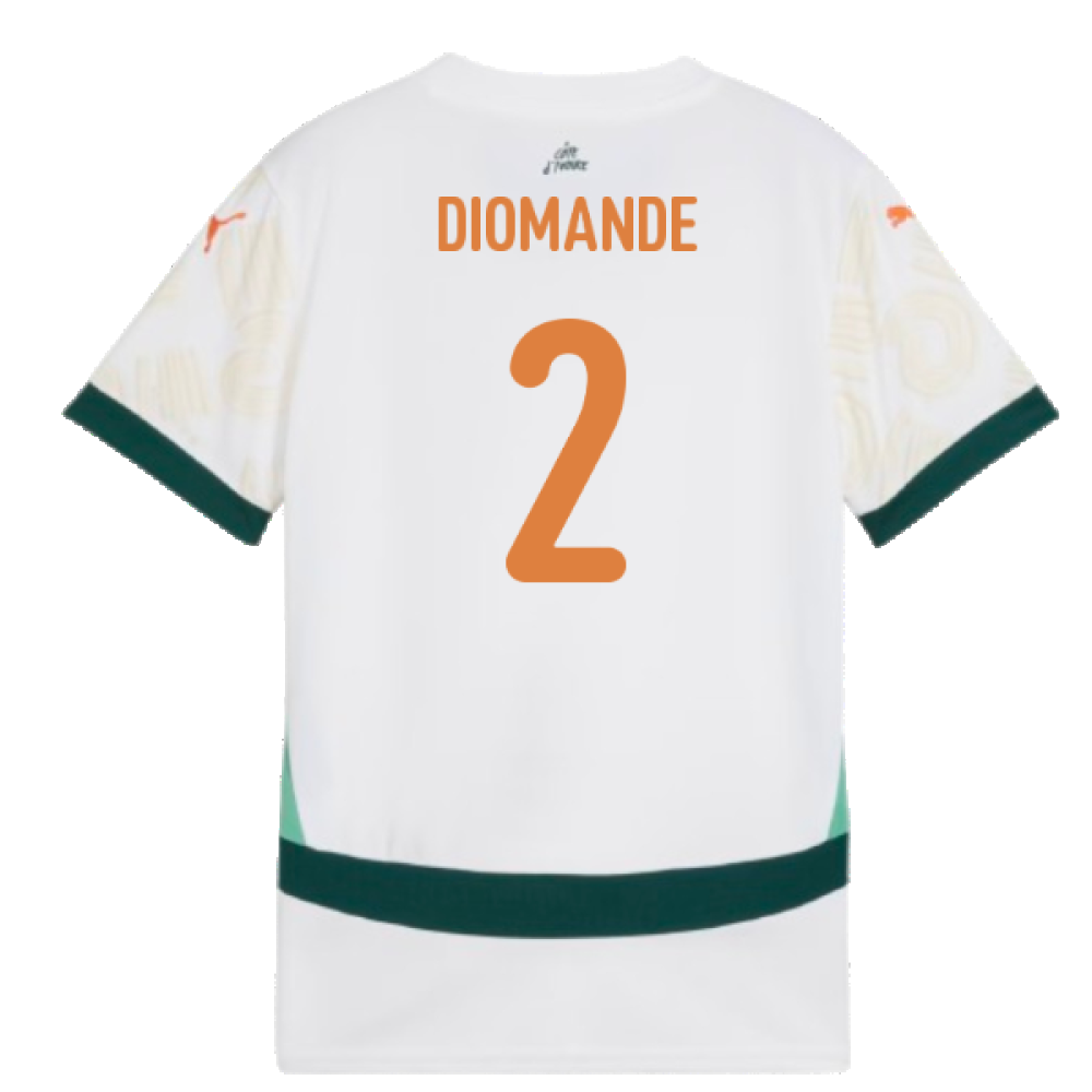 2024-2025 Ivory Coast Away Shirt (Kids) (Diomande 2)