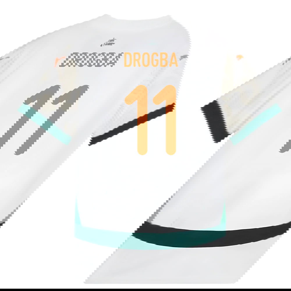 2024-2025 Ivory Coast Away Shirt (Kids) (Drogba 11)