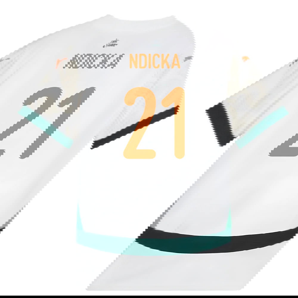 2024-2025 Ivory Coast Away Shirt (Kids) (Ndicka 21)