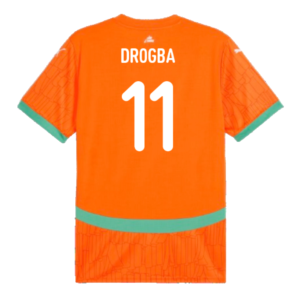 2024-2025 Ivory Coast Home Shirt (Drogba 11)