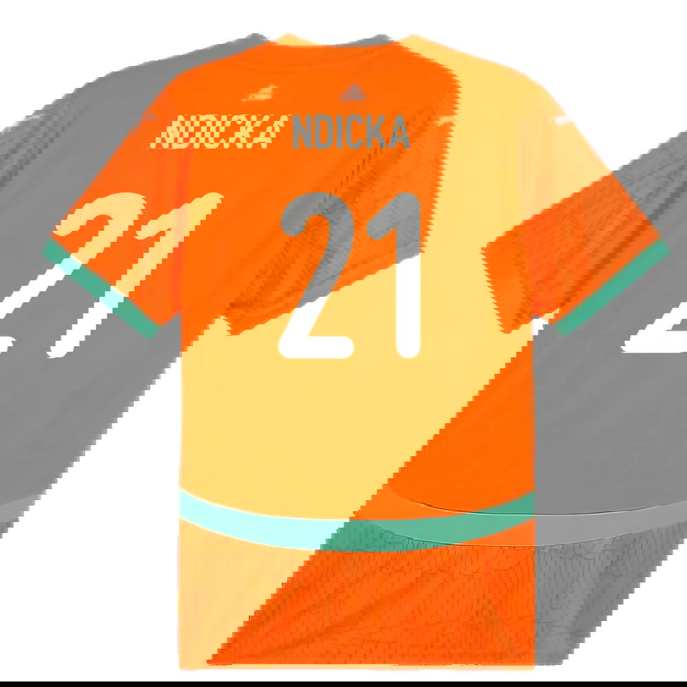 2024-2025 Ivory Coast Home Shirt (Ndicka 21)