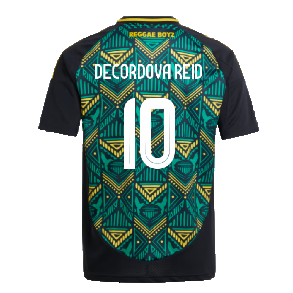 2024-2025 Jamaica Away Shirt (Kids) (Decordova Reid 10)