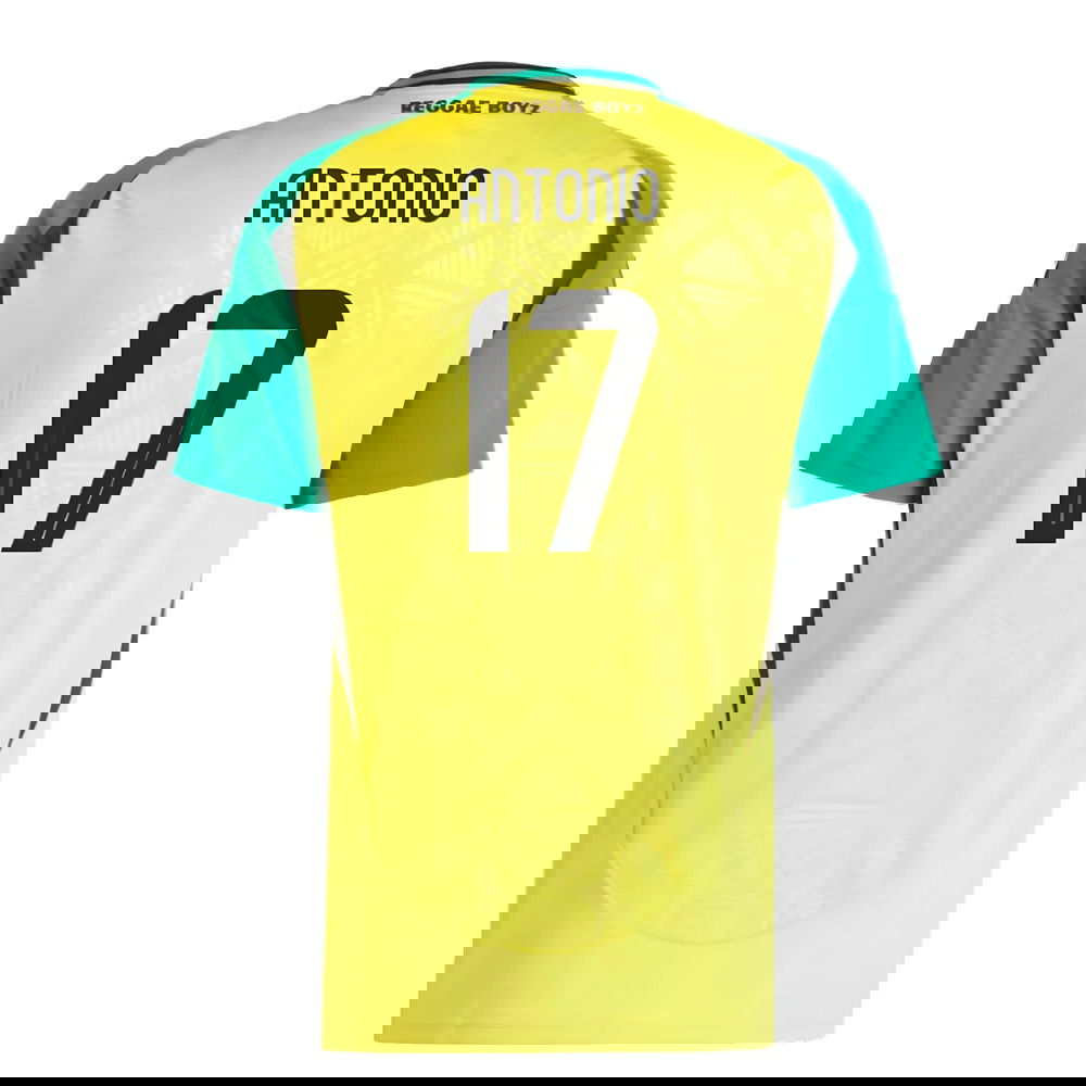 2024-2025 Jamaica Home Shirt (Womens) (Antonio 17)