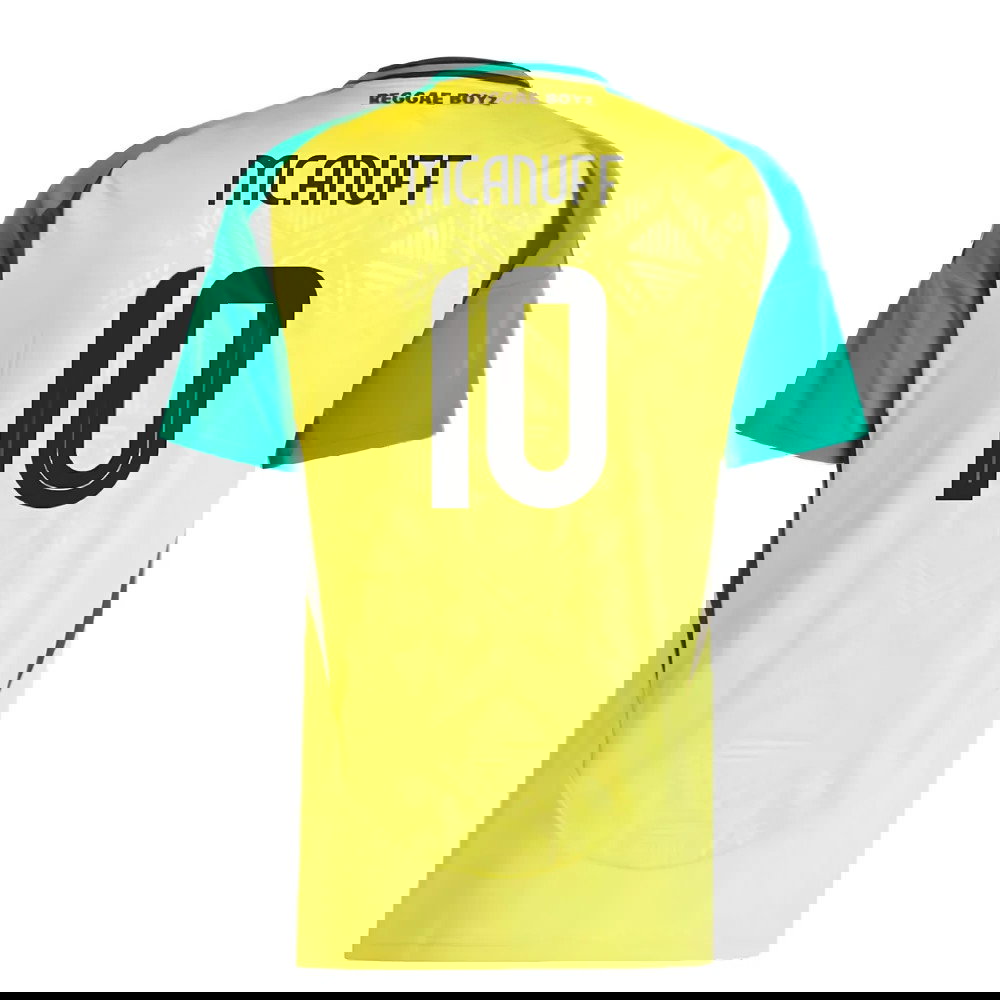 2024-2025 Jamaica Home Shirt (Womens) (McAnuff 10)