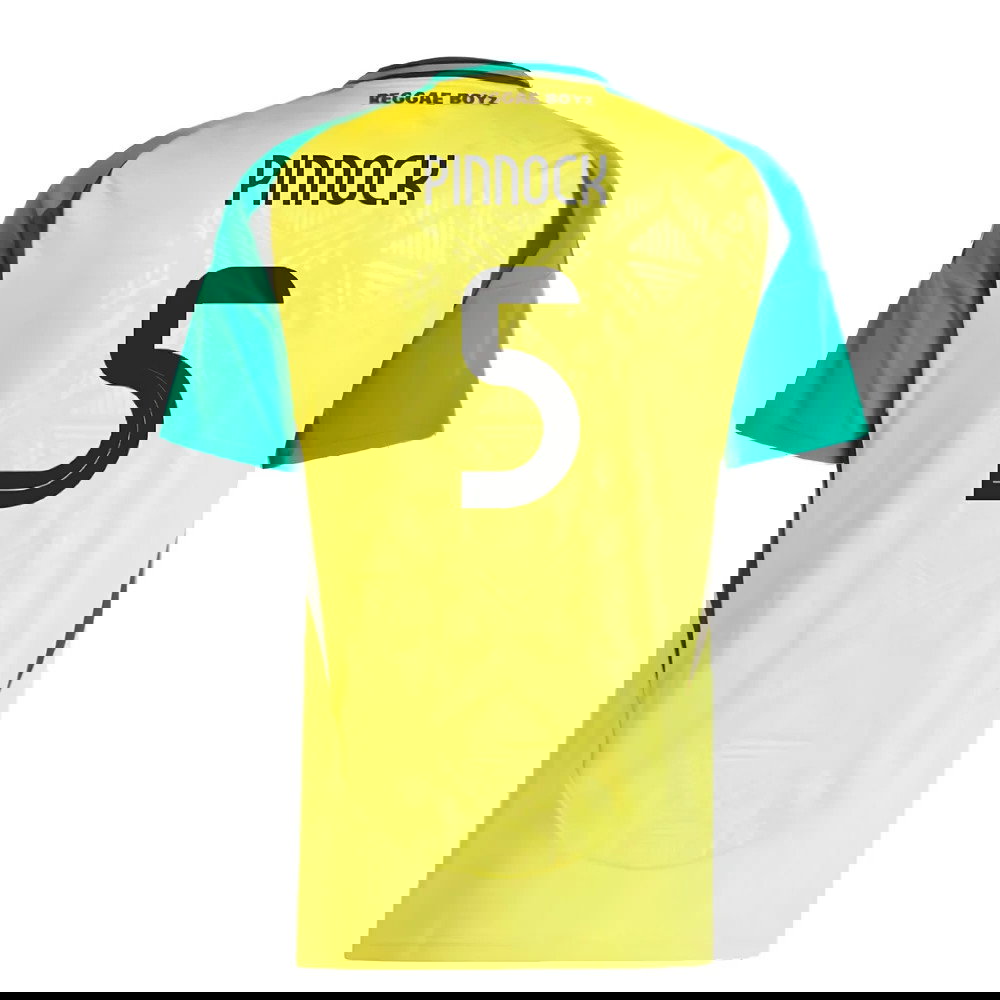 2024-2025 Jamaica Home Shirt (Womens) (Pinnock 5)