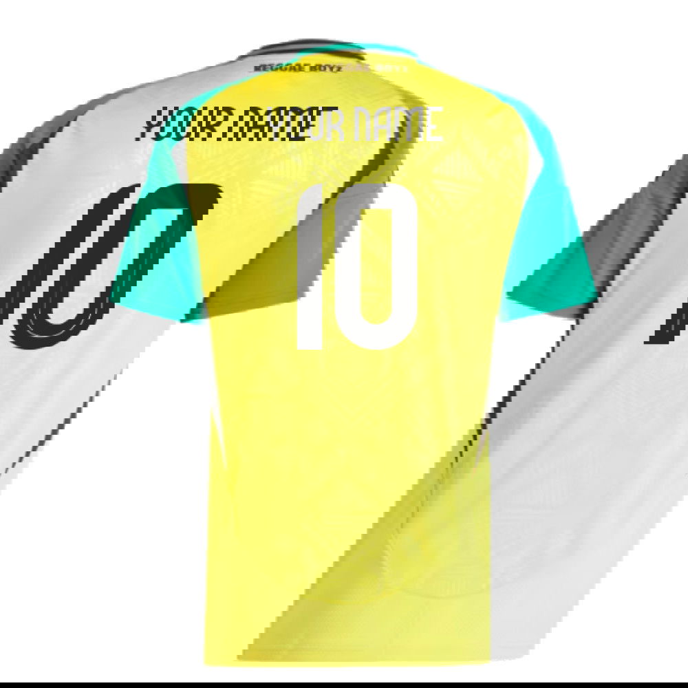 2024-2025 Jamaica Home Shirt (Womens) (Your Name)