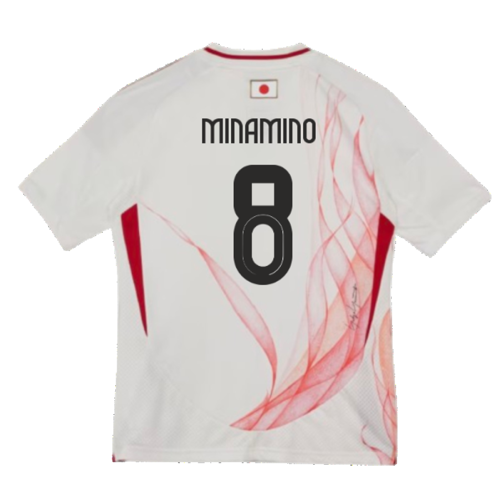 2024-2025 Japan Away Shirt (Kids) (Minamino 8)