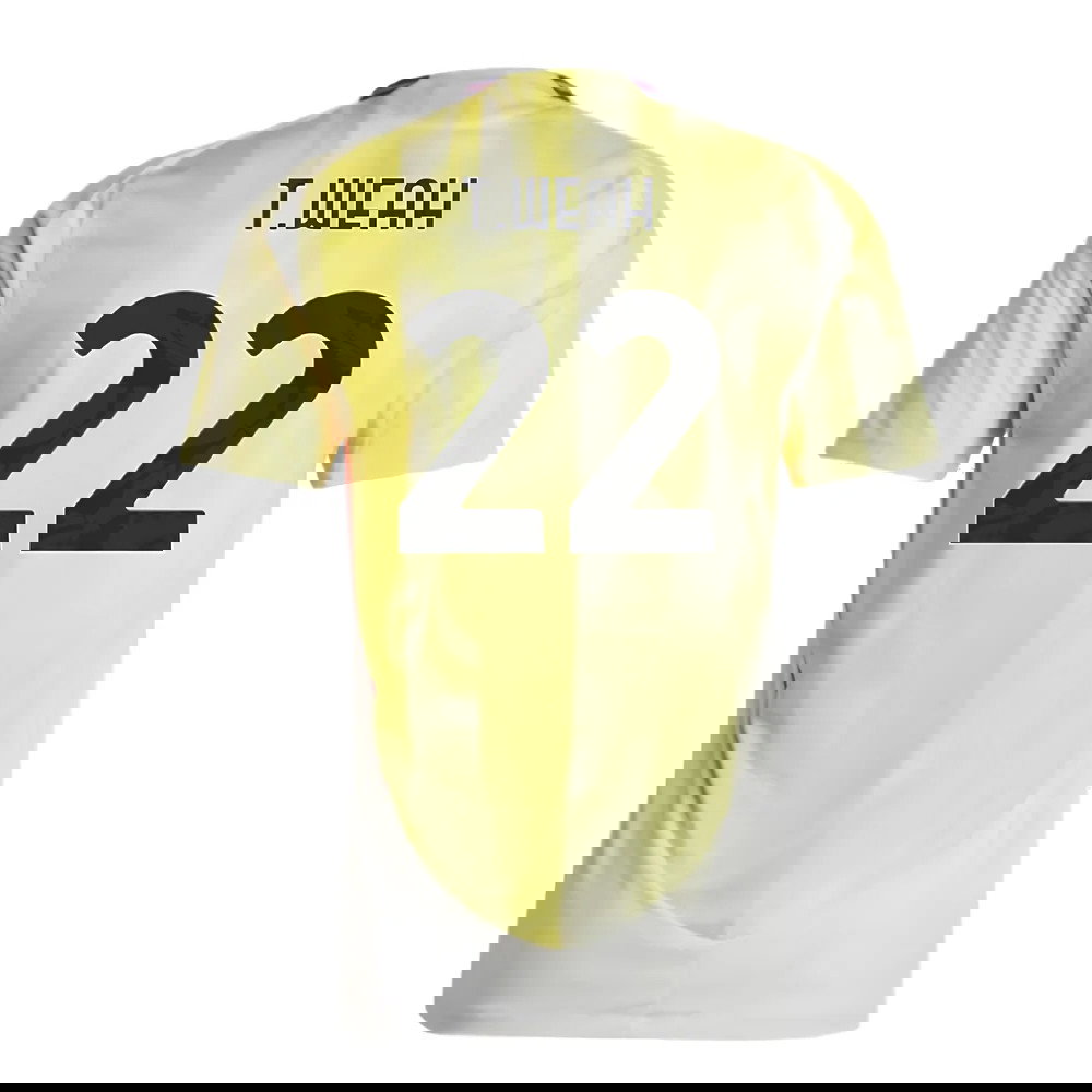 2024-2025 Juventus Authentic Away Shirt (T.Weah 22)