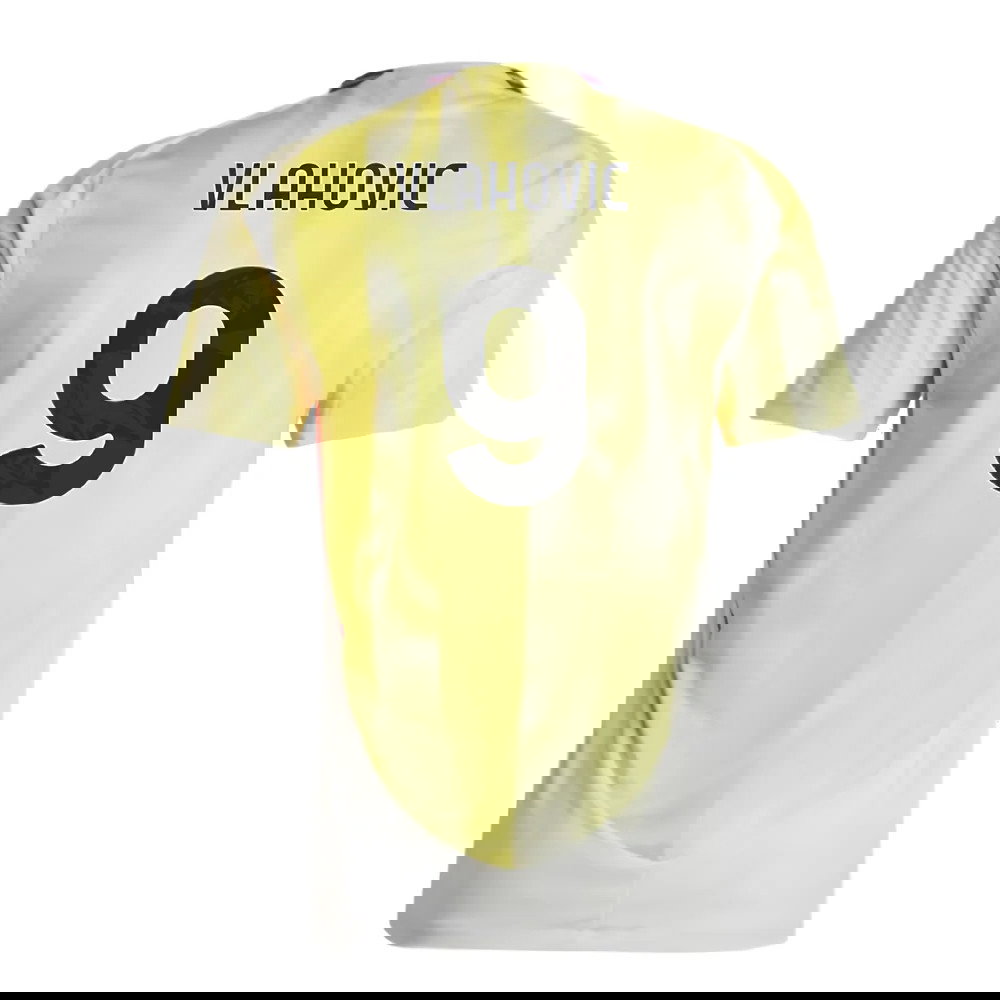 2024-2025 Juventus Authentic Away Shirt (Vlahovic 9)