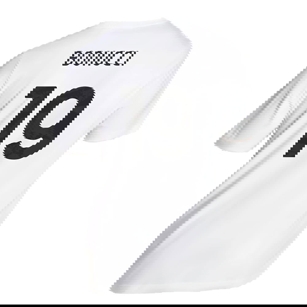 2024-2025 Juventus DNA Graphic Tee (White) (Bonucci 19)