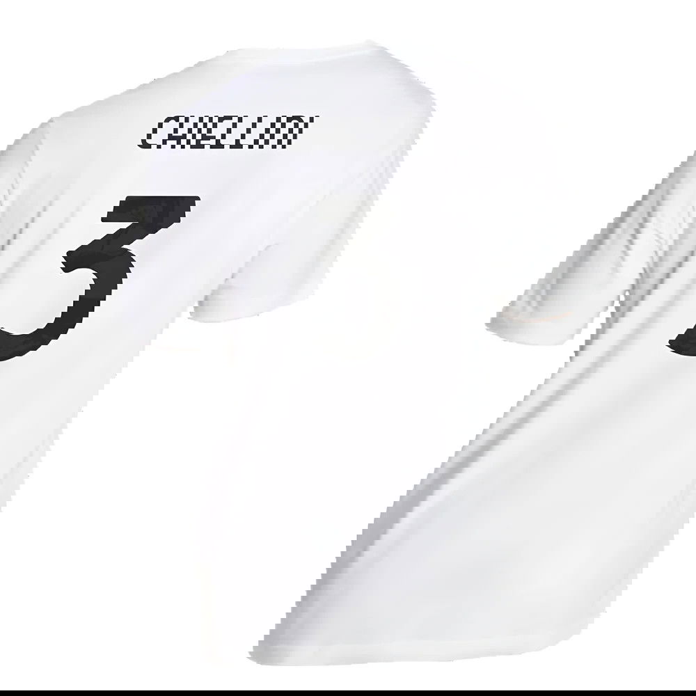 2024-2025 Juventus DNA Graphic Tee (White) (Chiellini 3)