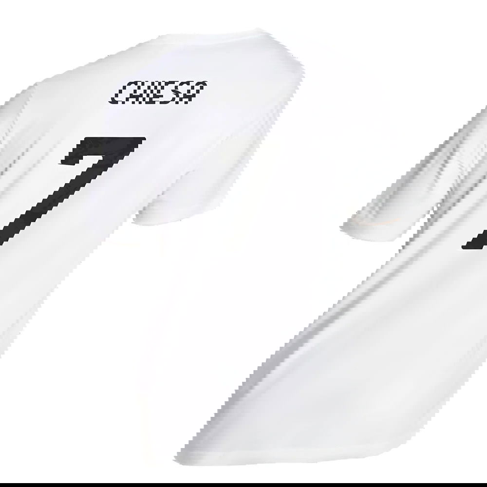 2024-2025 Juventus DNA Graphic Tee (White) (Chiesa 7)