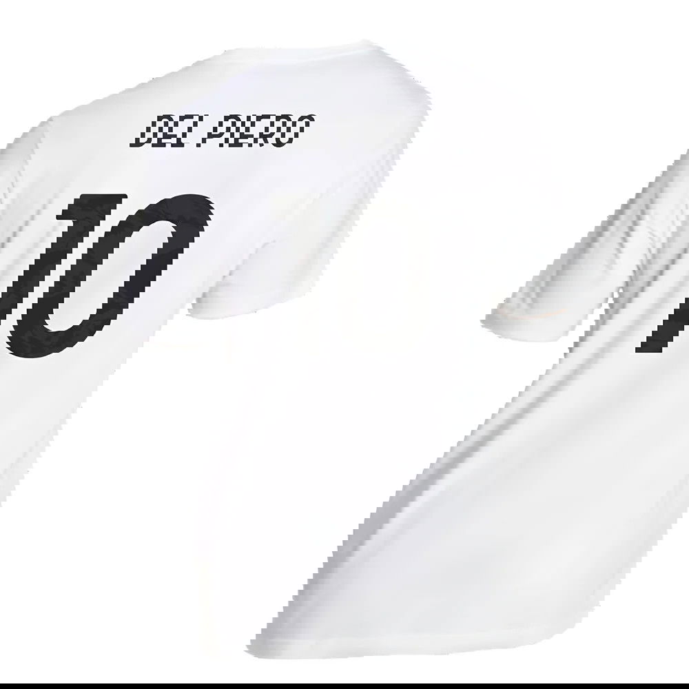 2024-2025 Juventus DNA Graphic Tee (White) (Del Piero 10)