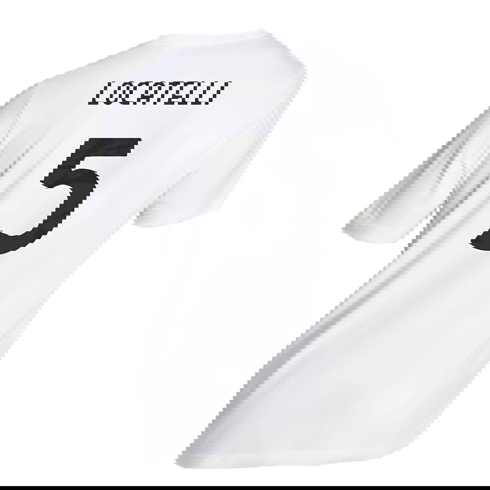 2024-2025 Juventus DNA Graphic Tee (White) (Locatelli 5)