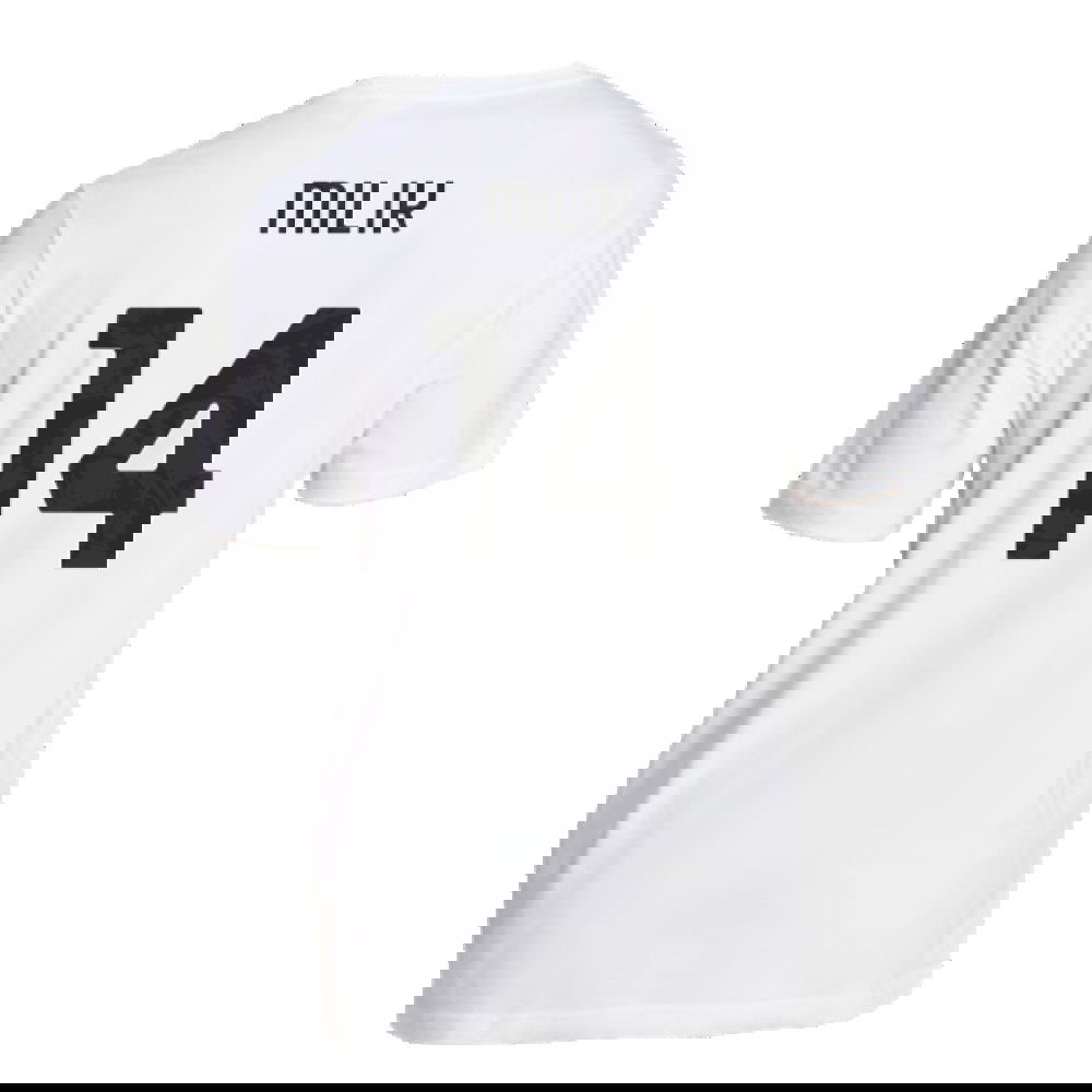 2024-2025 Juventus DNA Graphic Tee (White) (Milik 14)