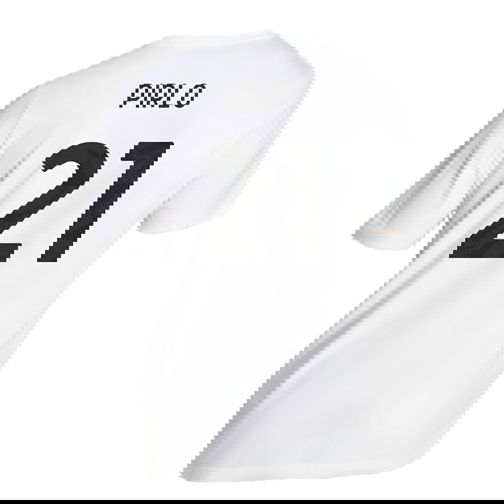 2024-2025 Juventus DNA Graphic Tee (White) (Pirlo 21)