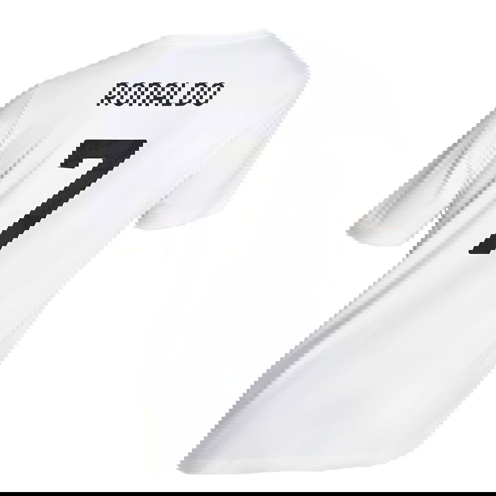 2024-2025 Juventus DNA Graphic Tee (White) (Ronaldo 7)