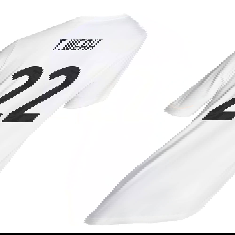 2024-2025 Juventus DNA Graphic Tee (White) (T.Weah 22)