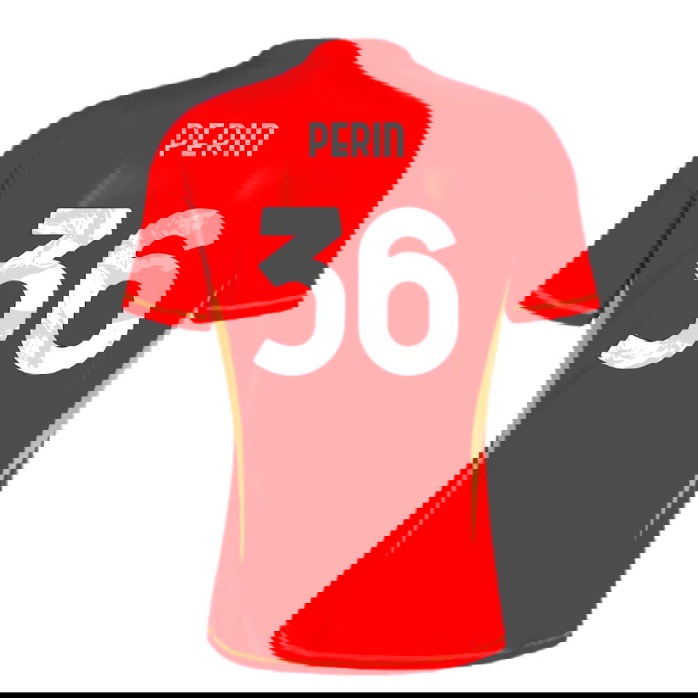 2024-2025 Juventus Home Goalkeeper Shirt (Red) (Perin 36)