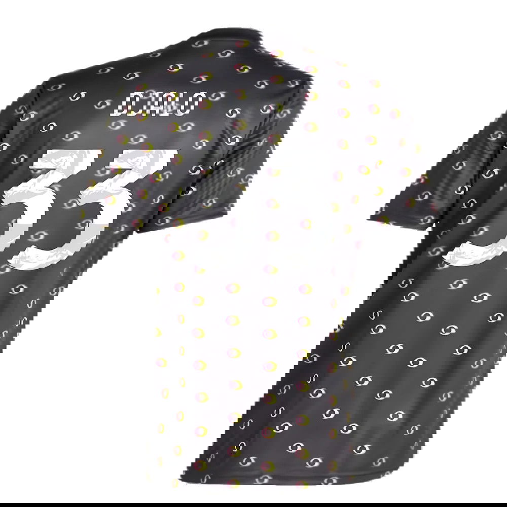 2024-2025 Juventus Pre-Match Shirt (Black) (Djalo 33)