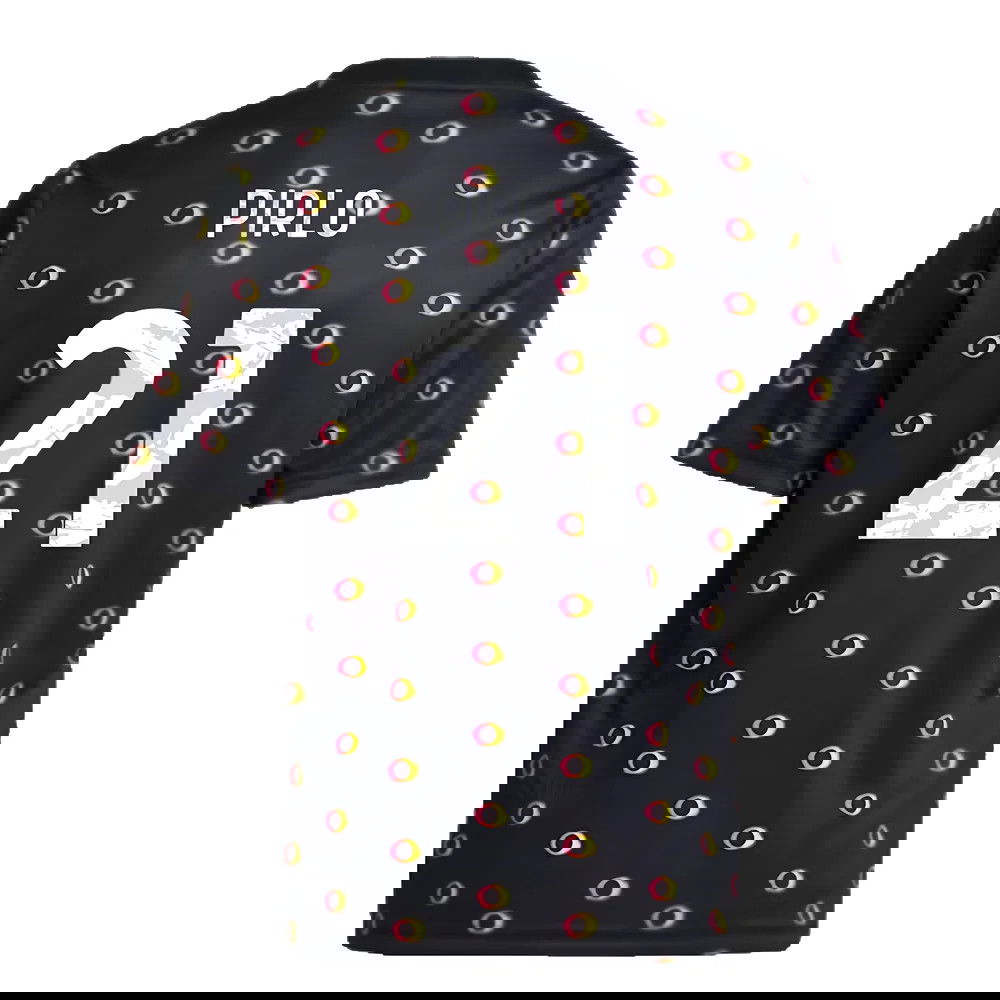 2024-2025 Juventus Pre-Match Shirt (Black) - Kids (Pirlo 21)