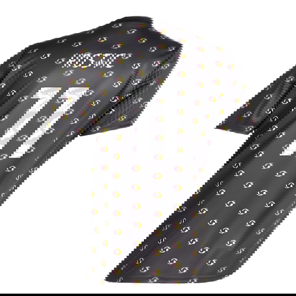 2024-2025 Juventus Pre-Match Shirt (Black) (Kostic 11)