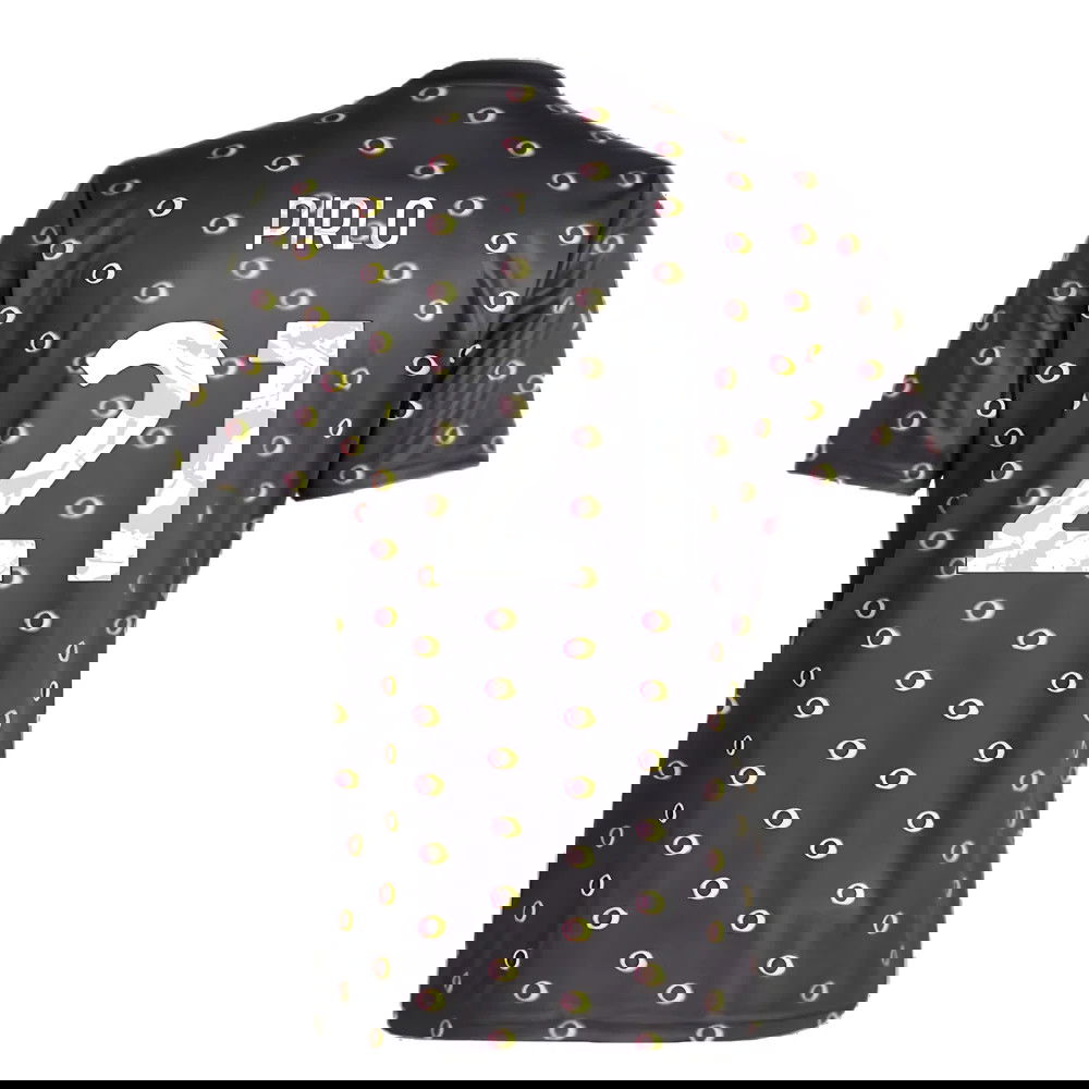 2024-2025 Juventus Pre-Match Shirt (Black) (Pirlo 21)