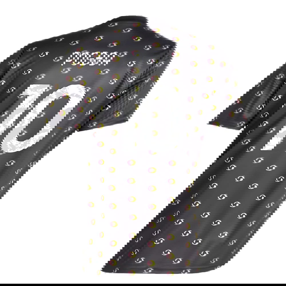 2024-2025 Juventus Pre-Match Shirt (Black) (Pogba 10)