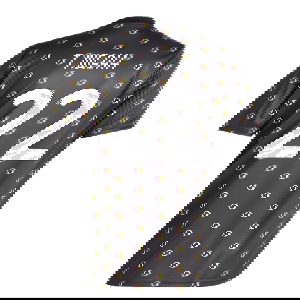 2024-2025 Juventus Pre-Match Shirt (Black) (T.Weah 22)