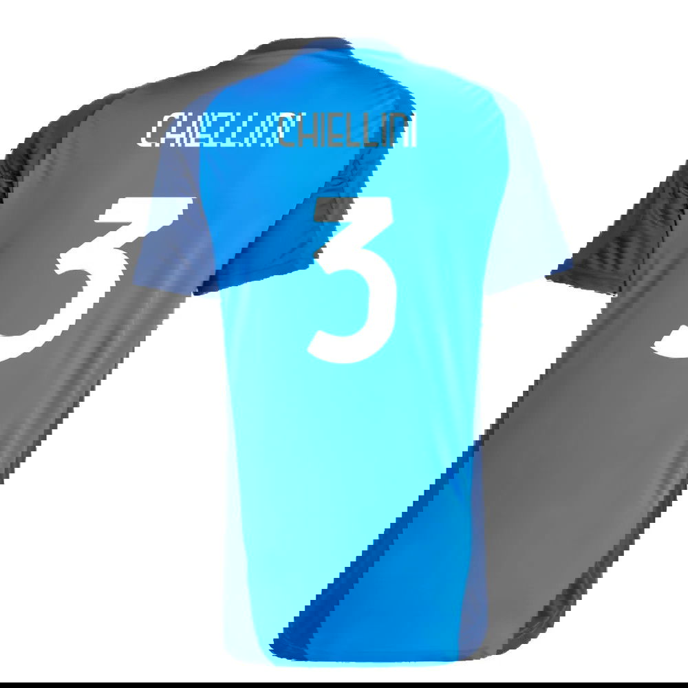 2024-2025 Juventus Training Jersey (Blue) (Chiellini 3)