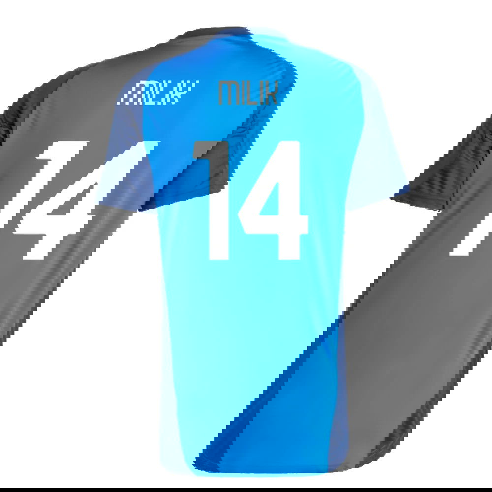 2024-2025 Juventus Training Jersey (Blue) (Milik 14)