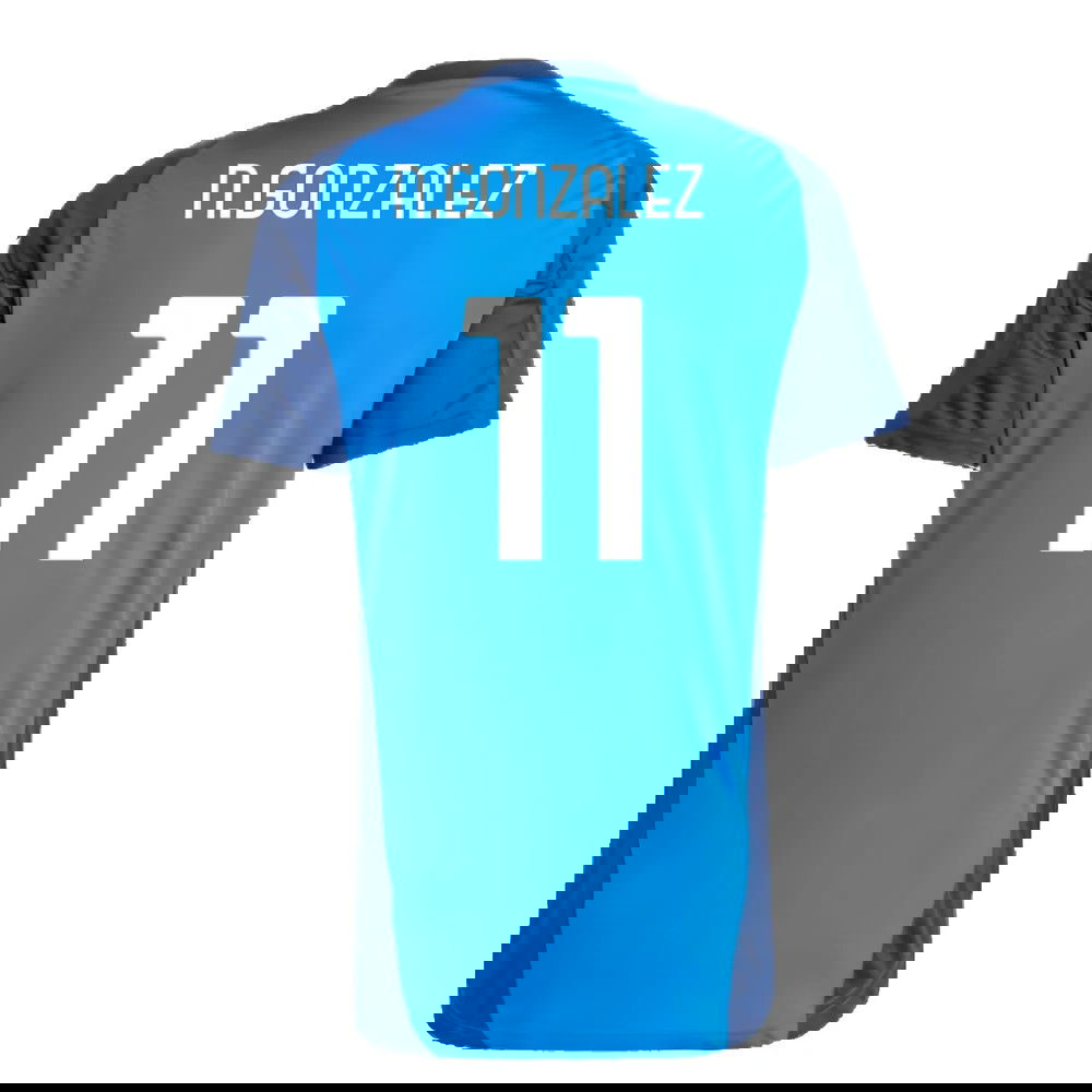 2024-2025 Juventus Training Jersey (Blue) (N.Gonzalez 11)