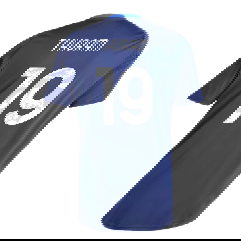 2024-2025 Juventus Training Jersey (Navy) (Thuram 19)