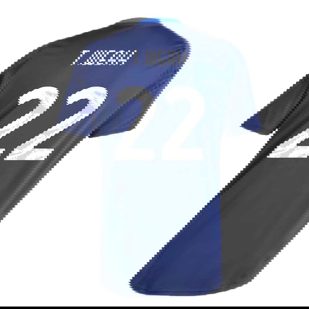 2024-2025 Juventus Training Jersey (Navy) (T.Weah 22)