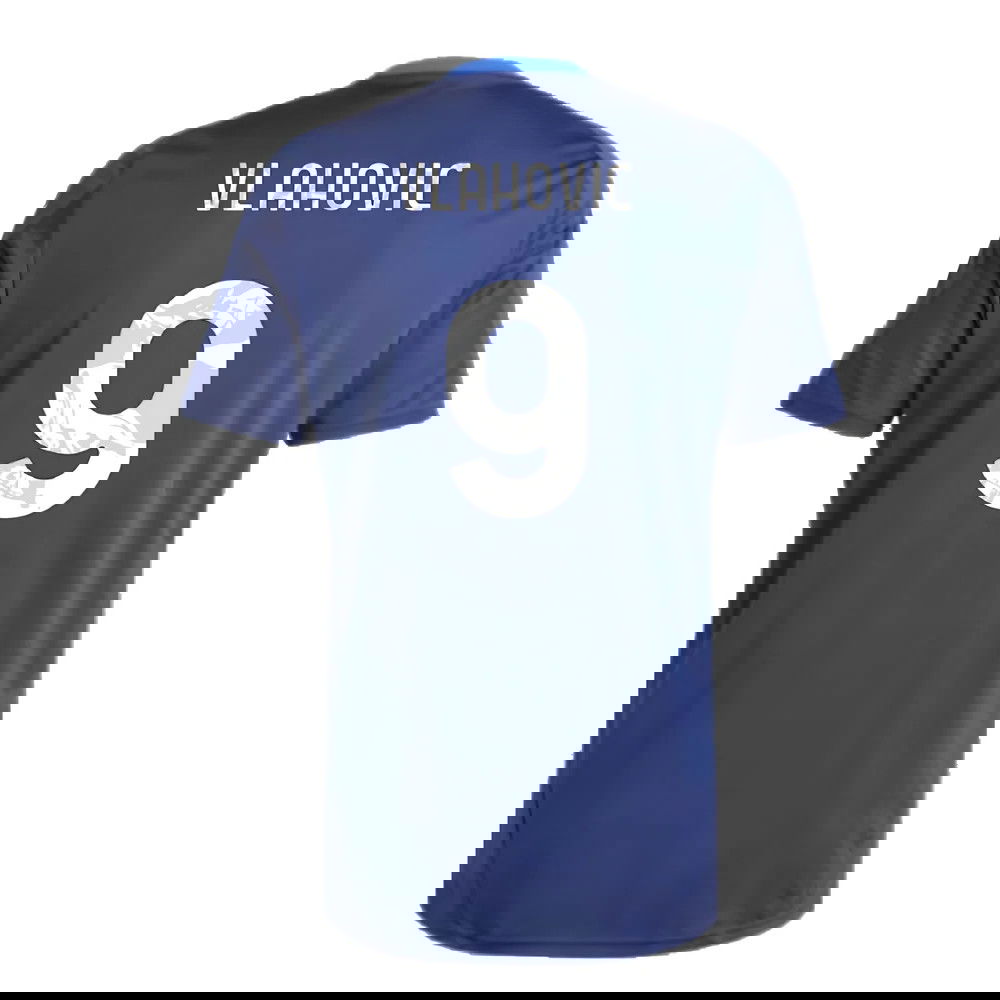 2024-2025 Juventus Training Jersey (Navy) (Vlahovic 9)