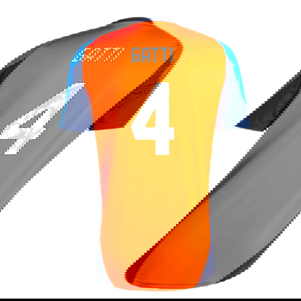 2024-2025 Juventus Training Jersey (Orange) (Gatti 4)