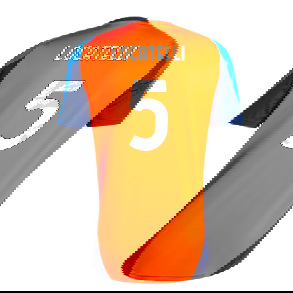 2024-2025 Juventus Training Jersey (Orange) (Locatelli 5)