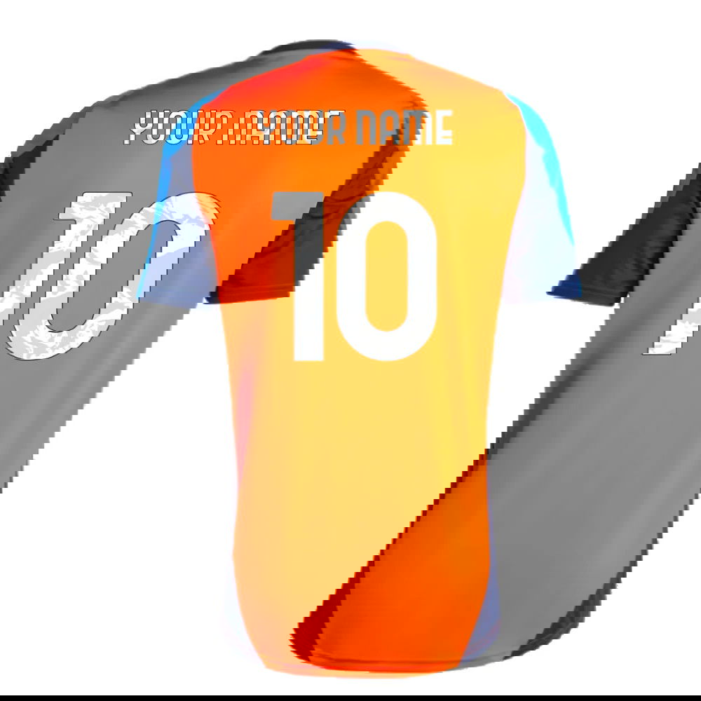 2024-2025 Juventus Training Jersey (Orange) (Your Name)