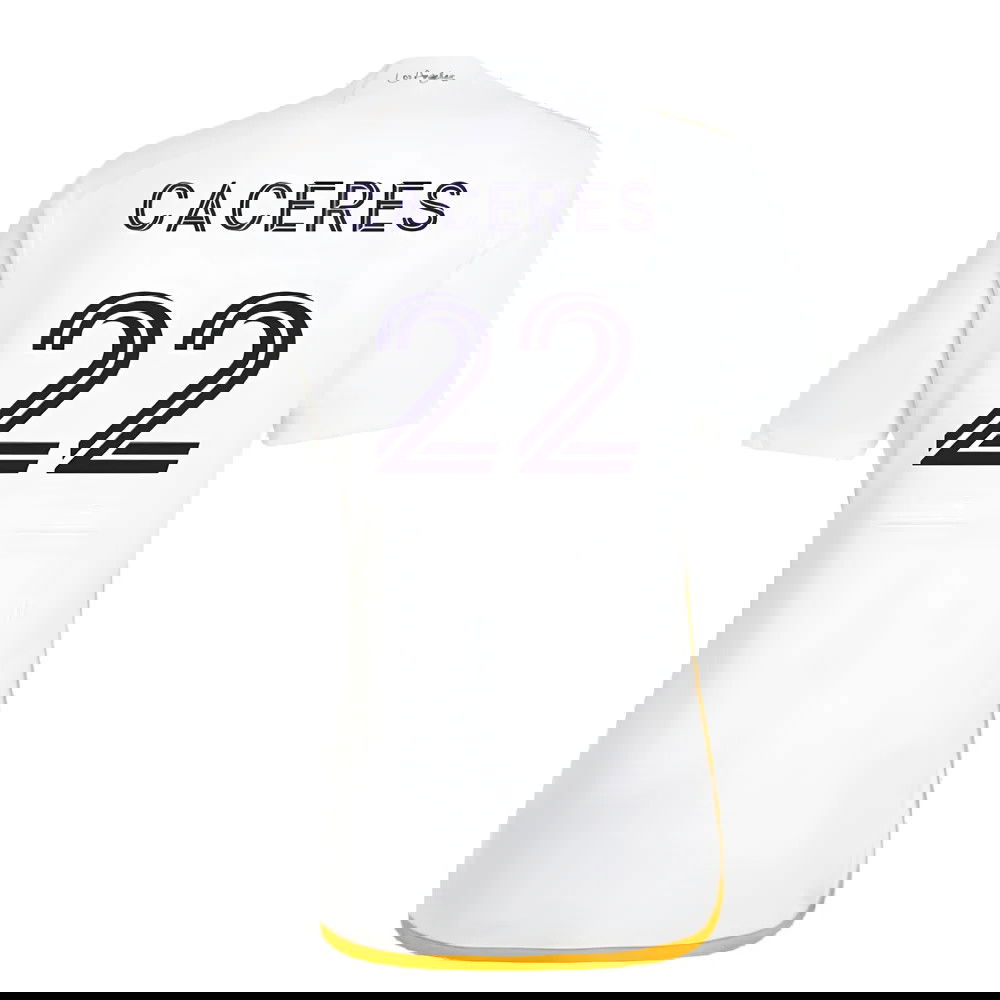 2024-2025 LA Galaxy Home Shirt (CACERES 22)