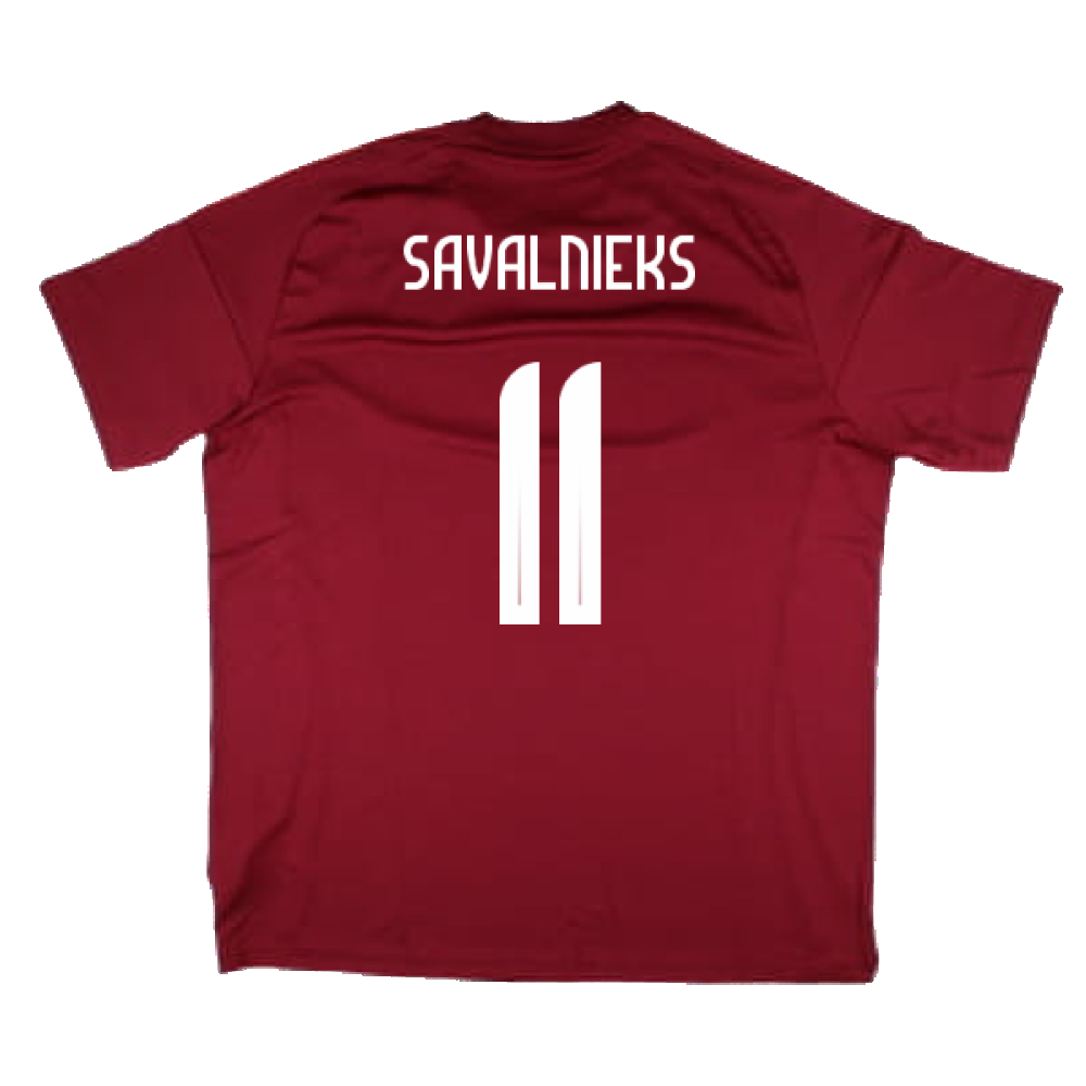 2024-2025 Latvia Home Fan Shirt (Savalnieks 11)