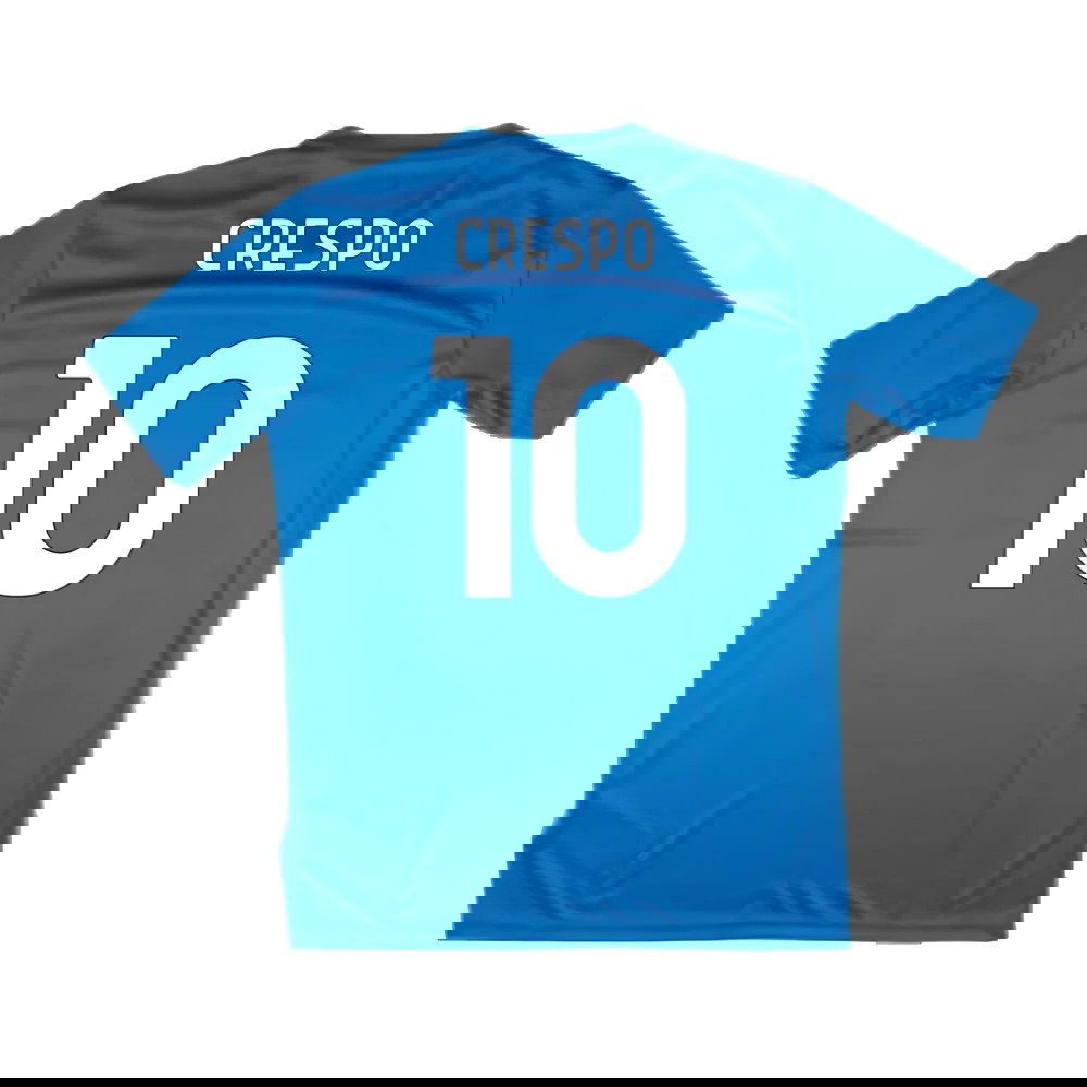 2024-2025 Lazio Graphic Training Shirt (Royal) (Crespo 10)