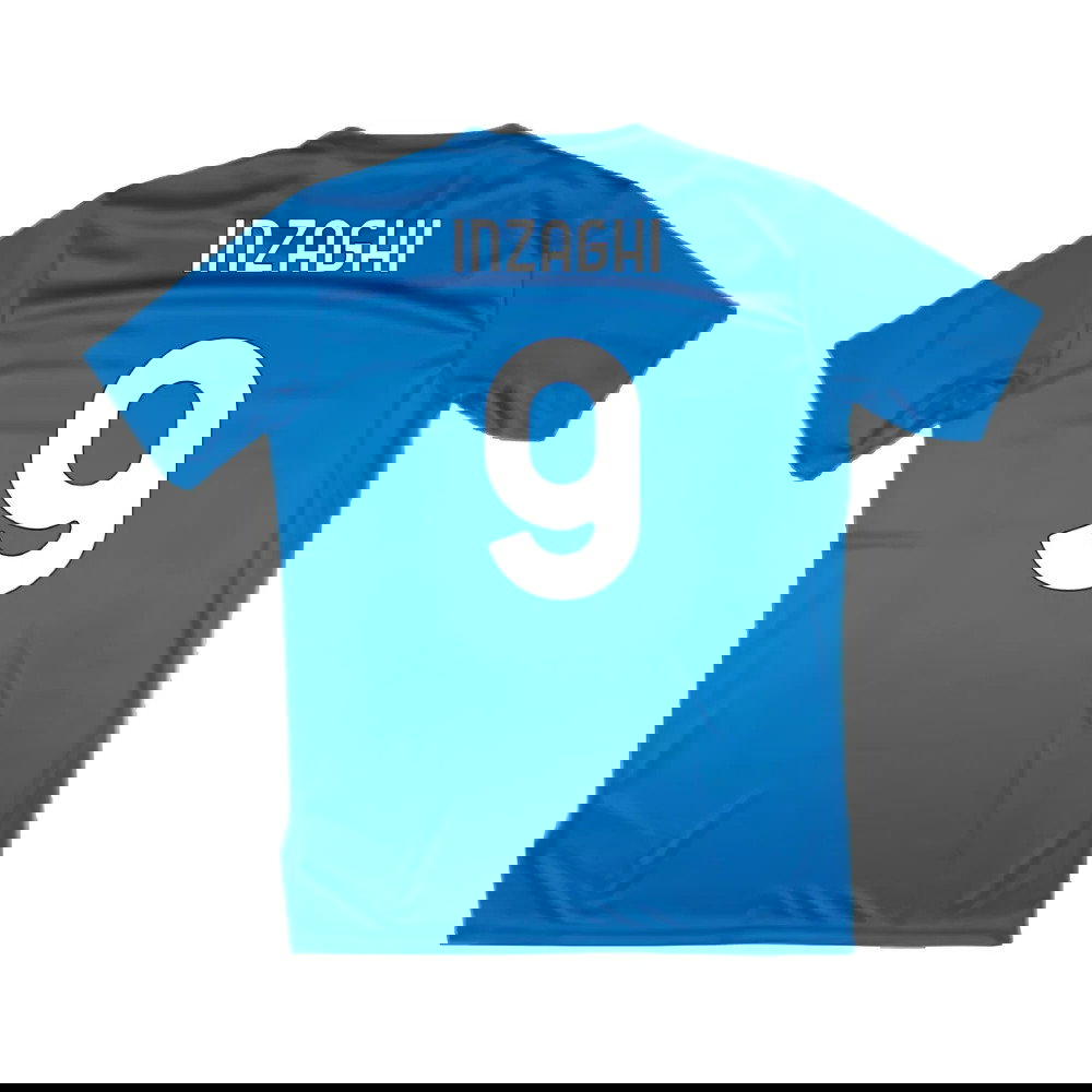 2024-2025 Lazio Graphic Training Shirt (Royal) (Inzaghi 9)